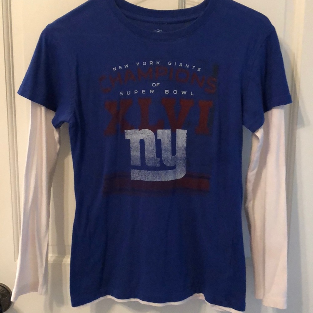 Girls NY Giants long sleeve T shirt size 14